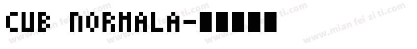 Cub NormalA字体转换